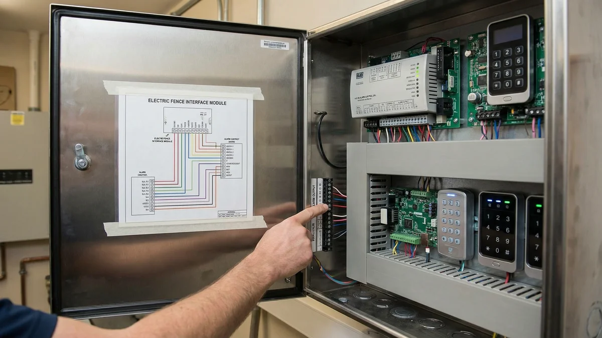 Panel integración alarma