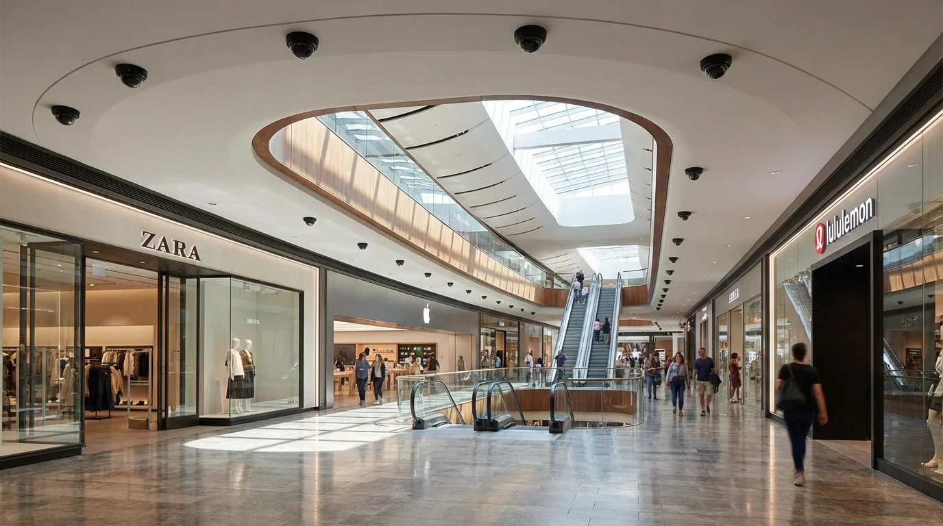 Mall con cámaras