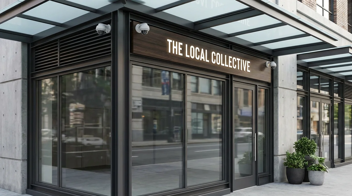 Tienda retail con seguridad