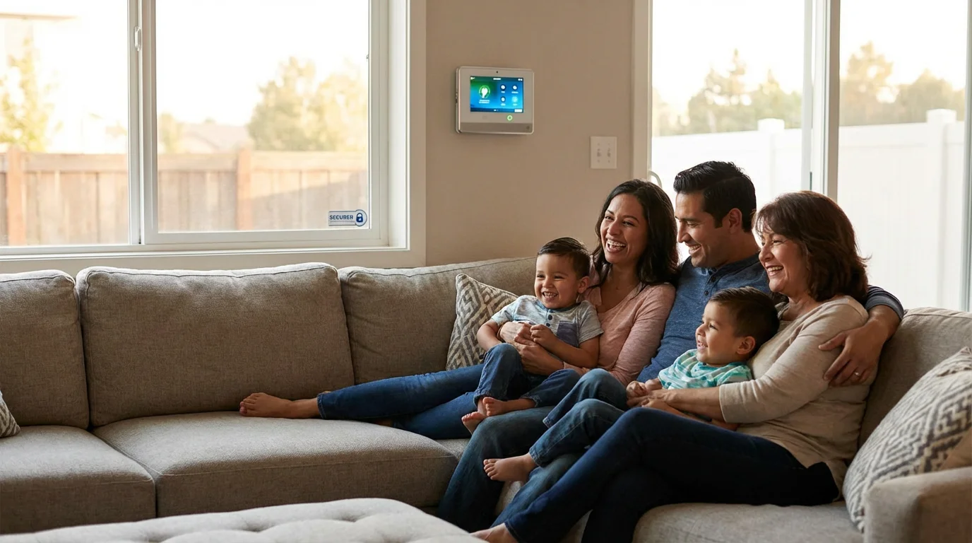 Familia segura en casa